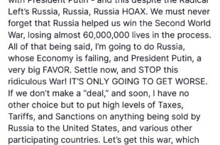 âWe can do it the easy way, or the hard wayâ - Donald Trump tells Russia president Putin to endÂ UkraineÂ warÂ now